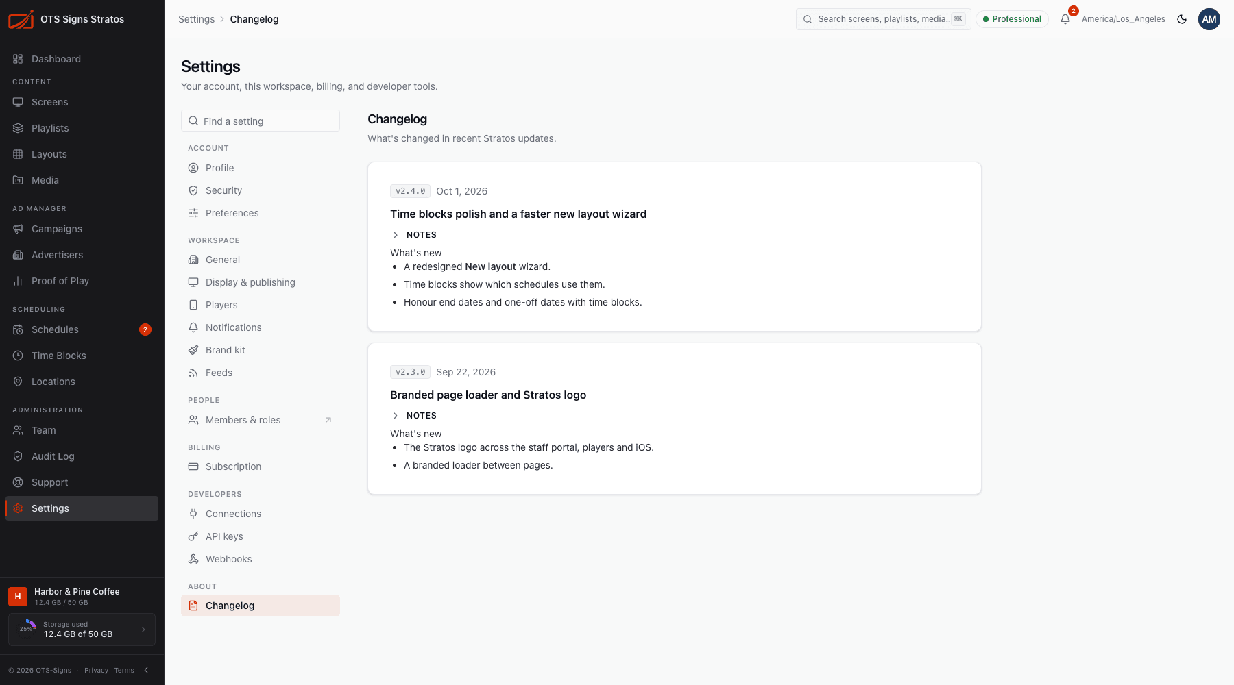 The Changelog